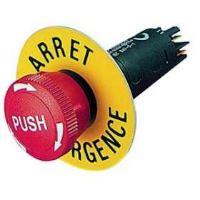 Bouton arrêt d'urgence pour coffret prises BP ¿AU'|Seifel-SEI39036