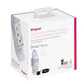 Compteur d'énergie connecté Drivia with Netatmo avec 1 tore - 1 module|Legrand-LEG412015