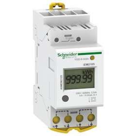 Acti9 iEM - compteur d'energie modulaire monophasé - 230V - 63A - avec impulsion|Schneider Electric-SCHA9MEM2105