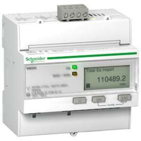 Acti9 iEM - compteur d'énergie tri - TI - multitarif - alarme kW - Modbus - MID|Schneider Electric-SCHA9MEM3255