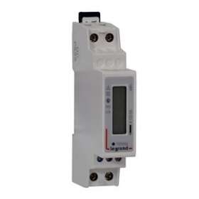 Compteur monophasé EMDX³ MID raccordement direct 45A sortie impulsion - 1 module|Legrand-LEG412069