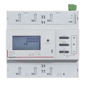 Compteur triphasé EMDX³ - non MID - raccordement direct 125 A - 6 modules|Legrand-LEG412074