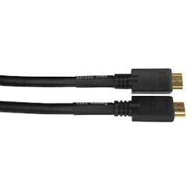 Cordon vidéo HDMI 1.4 high speed avec Ethernet amplifié A/A 30 m (noir)|Gigamedia-GGMCORDHDMI30M