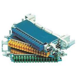 Module à coupure, 250MHz, 8P, bleu, avec ressort à droite, barre de masse et 1|Corning Pouyet-POUP46920DF