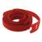 Lot de 10 colliers auto-agrippant 200 x 25 mm rouge