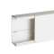 Goulotte de distribution non cloisonnable TA-E 120x60 1 compartiment blanche