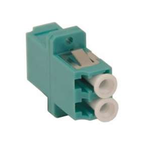 Raccord LC aqua OM3/OM4 duplex multimode avec empreinte simplex SC|Corning Pouyet-POU6613EOZ