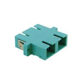 Raccord multimode SC duplex turquoise|Gigamedia-GGMRACCCP2AQUA