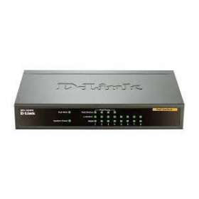 8 ports 10/100Mbps dont 4 ports supportant le PoE - Métallique|Dlink-DLKDES1008PA