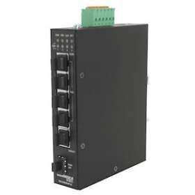 Switch RAIL DIN PoE+ 4 ports Gigabit (120W) 1xSFP|Gigamedia-GGMINS5R4P1S