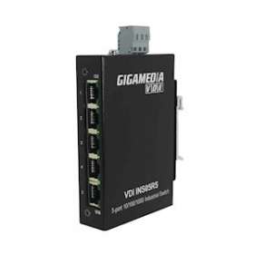 Switch Industriel non-manageable RAIL DIN 5 ports Gigabit|Gigamedia-GGMINS05RS