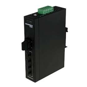 Switch RAIL DIN 4 ports 10/100 + 1x100Base-FX|Gigamedia-GGMINS4R1SCS