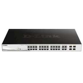 Smart+ 48 ports 10/100/1000Mbps + 4 ports combo 1000Base-T/SFP|Dlink-DLKDGS121052