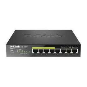 8 ports 10/100/1000Mbps dont 4 ports supportant le PoE - Budget PoE 52W|Dlink-DLKDGS1008P