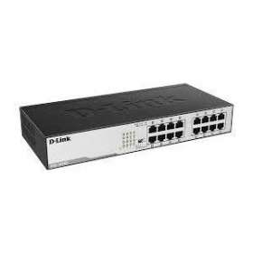 Switch 16 ports 10/100/1000Mbps - Métallique & Rackable|Dlink-DLKDGS1016D