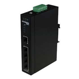 Switch Industriel non-manageable RAIL DIN 5 ports 10/100Base-TX dont 4 PoE (60W)|Gigamedia-GGMINS1R4PS