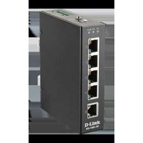 Switch non-manageable Industriel 5 ports 10/100 - Format Rail-DIN|Dlink-DLKDIS100E5W