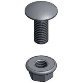 Boulon poêlier TRCC M6x12 HE, EZ|Niedax France-NDX648001