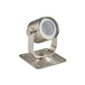 UL010, projecteur LED universel sur patère 3W, IP68, 3000K, en inox 316|Collingwood-SLHUL010BC