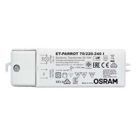 ET PARROT 70/220-240 I OSRAM Transformateur électronique pour lampes halo 12V|Ledvance-OSR111593