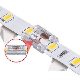 Pack connectique rapide 2 pôles pour linéaire 12/24V de 10mm|Europole-POL42995