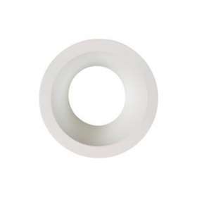 Collerette LED'UP UNIVERSAL ESTHET ASYM ronde blanc mat fixe|Europole-POL5770