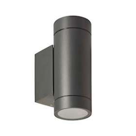 AXO GU10 -Appl. Mur Ext. IP54 IK05, haut/bas,lpes GU10 LED 5,2W 3000K 450lm incl|Aric-ARI3136