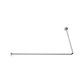 Porte-rideau d'angle 90DEG 1200 x 900 mm, tube laiton chromé D 16 mm, 2 embases|Pellet asc-PT4004116