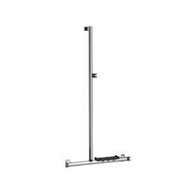 Barre d'appui en T ou L 600x1242 mm, support douchette, alu. anodisé D 38x25 mm|Pellet asc-PT4049621