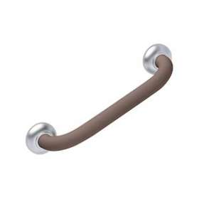 Barre d'appui droite 300 mm, tube aluminium taupe soft D 30 mm, cache-fixations|Pellet asc-PT4049136