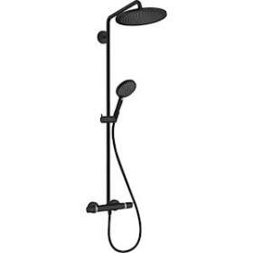 Showerpipe 280 1jet avec mitigeur thermostatique noir mat|Hansgrohe-HA326890670