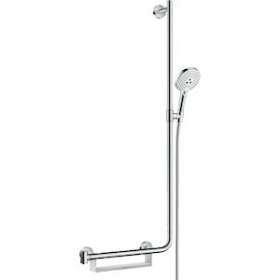 Set Raindance Select S 120 / Unica'Comfort 1,10 m poignée à gauche blanc/chromé|Hansgrohe-HA326326400