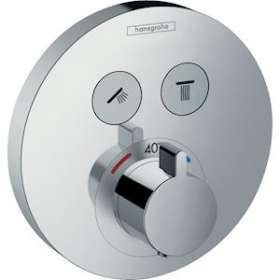 Set finition mitigeur thermostatique ShowerSelect S encastré 2 fonctions, chromé|Hansgrohe-HA315743000