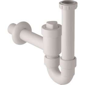 Siphon en tube coudé Geberit pour lavabo, verrouillable, avec clapet anti-retou|Geberit-GBR152.860.11.1