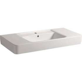 Lavabo Geberit Renova Plan avec espace de rangement, 100x48cm, Blc|Geberit-GBR122100000