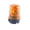 Feu tournant compact 25W 230Vca Orange 150xø100mm IP65