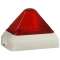 Feu flash 15J pyramidal 230Vca Rouge IP66