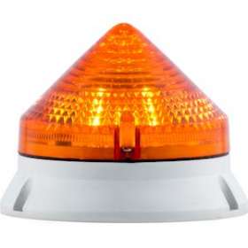 CTL900 LED, feu fixe/clignotant, IP54, V12/24ACDC, diam 90mm, base grise|Sirena-ENA38702