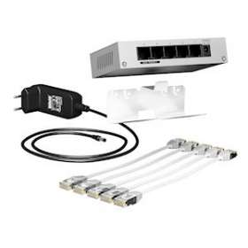 LexCom Home - switch informatique - 1GBit/s - 5 ports + 5 cordons + support|Schneider Electric-SCHVDIR323005