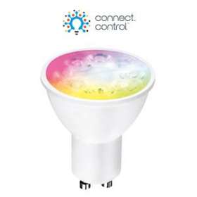 Connect.control - Lampe GU10 5W 40DEG RGB + CX (827-850) Bluetooth|Aurora-ABIAUA1BTGUCW