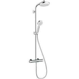 Showerpipe 160 1jet blanc/chromé|Hansgrohe-HA327264400