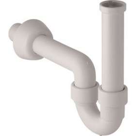 Siphon en tube coudé Geberit pour lavabo et bidet, sortie horizontale: d40mm,|Geberit-GBR151.100.11.1