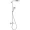 Showerpipe 300 1jet, Bras de douche 450mm chromé