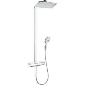 Showerpipe 360 1jet, Bras de douche 380mm chromé|Hansgrohe-HA327112000