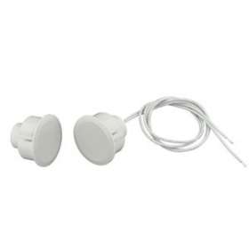 White Compact Contact with Standard Magnet (25 mm), pack of 10|Bosch intrusion-BSYISN-CSD80-W