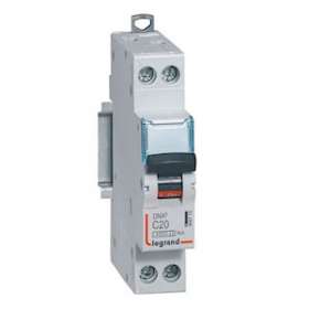 Disjoncteur DNX³ 4500 - vis/vis - U+N 230V~ 20A - 4,5kA - courbe C - 1 module|Legrand-LEG406775