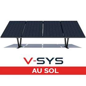 Kit V-SYS au sol 1320W 1L4 portrait avec matériel élec|Cetih Carquefou-SYVKA15S4V60Y2