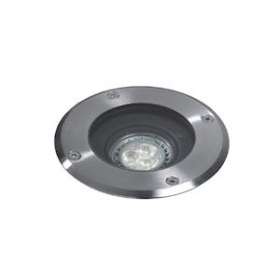 TIPO ENC SOL ORIEN. +LED GU 4,9W 365Lm 36° 3000K COLL INOX D.140|Cubi spot-CUBC905601