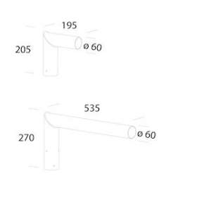 Accessoire 205 Fixation Poteau Galvanize|Disano-ZON42694100