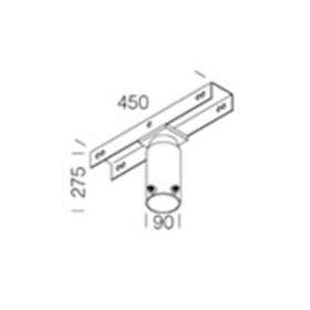 Accessoire 59 Etrier Pour Poteau Zingue|Disano-ZON99790000